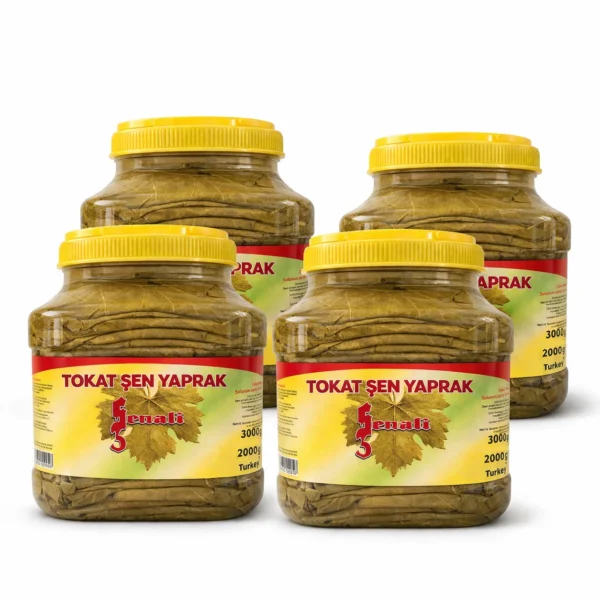 1 Koli Brüt 3000 gr Pet Bidonda Tokat Salamura Yaprak 4 adet